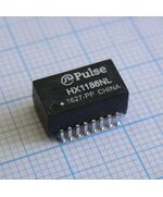 HX1188NLT, телекоммуникационный трансформатор,1ct:1ct/1ct:1ct 1.5ohm prim. dcr 1.5ohm sec. dcr 16term. gull wing smd