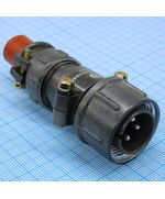 2РТТ20КПН4Ш6В, соединитель цилиндрический низкочастотный пылебрызгозащищенный