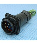 FQ24-6PIN ZPJ-12, блочная вилка, 6 контактов