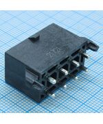 768290008, соединитель hdr 8контактов шаг 5.7мм монтаж в отверстие серия mega-fit лоток