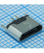 MICRO 180°ZB, разъем микро usb розетка -30°c....+80°c