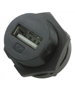 2UB3001-W05100, герметичный разъем usb, usb типа a, usb 2.0, гнездо, 4 позиции, ip67