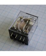 TRY-24VDC-P-2C, реле силовое 24vdc, 10а, 2переключения в плату / 28х21.5х35.5мм