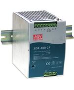 SDR-480-48, преобразователь ac-dc на din-рейку 480вт, выход 48в/0...10a, рег.вых=48...55в, вход 90…264vac, 47…63гц / 127…370vdc, изоляция 3000v ac, в кожухе : 85.5х125.2х128.5мм, -25…+70°с