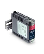 TCL 012-124 DC, dc-dc din, 24вт, uвх=9.5…18в, uвых=24в/1а, изоляция 1500в ac, рег.вых 24…28в, на din-рейку, 100х75х27мм, -25°с…+70°с