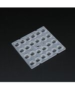 ALST50D24LEDT3M, групповая квадратная линза на 24 светодиода 3030/2835 эфф=93%, диаграмма t3m, 50x50mm h:3.79mm, pc