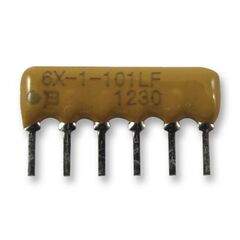 4606X-101-331LF, res array 5 res 330 ohm 6sip