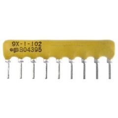 4609X-101-153LF, резисторная сборка 8 резисторов 15ком с одним общим выводом