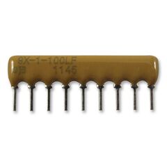 4609X-101-221LF, res array 8 res 220 ohm 9sip