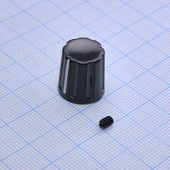 Ручка K16-02 bakelite d=4, ручка управления, на вал 4 мм