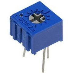 3362P-1-102LF, потенциометр однооборотный керметный 1ком 0.5вт pc pin