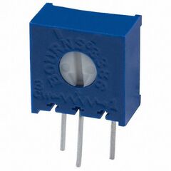 3386X-1-103LF, потенциометр однооборотный керметный 10ком 0.5вт pc pin