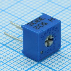 TSR-3362H-103R, потенциометр однооборотный керметный 10ком 0.5вт pc pin