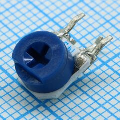 3306K-1-103, потенциометр однооборотный керметный 10ком 0.2вт pc pin