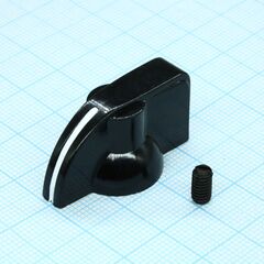 Ручка K7-2 bakelite (клювик) d=4, ручка управления, на вал 4mm, клювик
