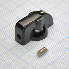 Ручка K7-2 bakelite (клювик) d=6.4, ручка управления, на вал 6.4mm, клювик