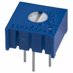 TSR-3386P-503R, потенциометр однооборотный керметный 50ком 0.5вт ±10% (9.53 x 9.53 x 4.83мм)