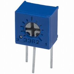 3362W-1-502LF, потенциометр однооборотный керметный 5ком 0.5вт pc pin