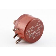 ПП3-43-15К ±10%, потенциометр 15ком ±10% 3вт