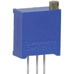 TSR-3266W-101R, потенциометр многооборотный керметный 100ом 0.25вт ±10% 12 ±2 оборотов, (6.7 x 4.7 x 7.2мм)