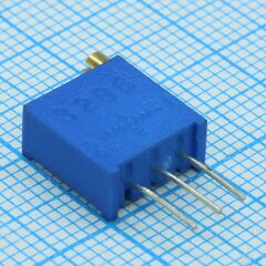 L-KLS4-3296W-253, потенциометр многооборотный керметный 220ком 0.5вт ±10%