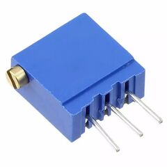 T93XA202KT20, потенциометр многооборотный керметный 2ком 0.5вт ±10% 2.2мм (9.8 x 5 x 9.7мм) pin