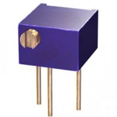 TSR-3266P-103R, потенциометр многооборотный керметный 10ком 0.25вт ±10% 12 ±2 оборотов, (6.7 x 8.22 x 4.7мм)