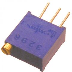 3296W 1M, подстроечный резистор 3296w 1m, 25 оборотов
