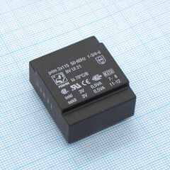 BV UI 21 0017, трансформатор питания 1ва 230в, 15в , 67ма 70/b (41)