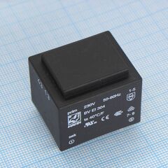 BV EI 304 2043, трансформатор питания 2.6ва 230в 15в/174ма ta 40 c/f (ei 30/15.5)27.0мм