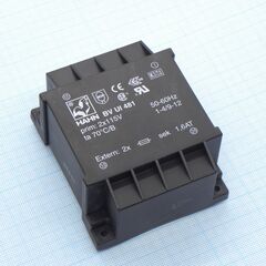 BV UI 481 0002, трансформатор питания 40ва 2*115в, 2*9в, 2*2222ма 70/b (46)