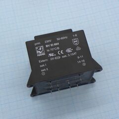 BV EI 664 0027, трансформатор питания 50ва 230в 2x9в 2770ма