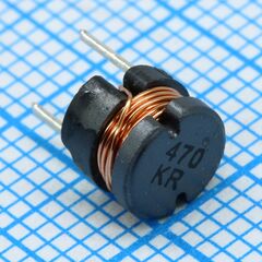 RCH654NP-470K, силовая индуктивность 47uh ±10% 0,62a 0.34om радиальная без магнитного экрана