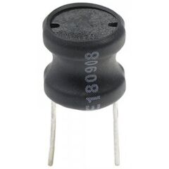RLB1314-3R3ML, индуктивность проволочная, радиальная, на ферритовом сердечнике 3.3uh 10% 1khz 90q-factor ferrite 5.6a 8mohm dcr rdl bag