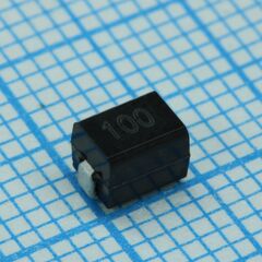 AISM1812-100K-0.55A, проволочная smd индуктивность на ферритовом сердечнике 2.52мгц 10мкгн ±10% 550ма rdc 0.5ом 10q