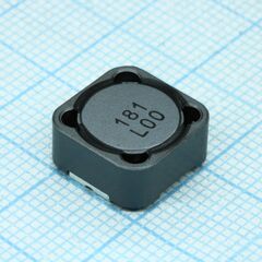 CDRH125NP-181MC, силовая smd индуктивность 180мкгн ±20% 0.9a 0.29ом c магнитным экраном