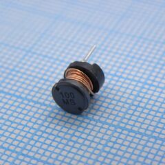 RCH664NP-100M, силовая индуктивность 10uh ±20% 1.75a 0.0566om радиальная без магнитного экрана