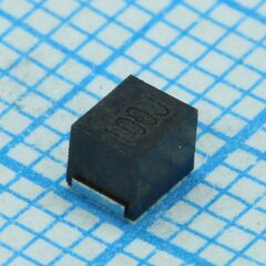 AISM1210-100K-0.18A, проволочная smd индуктивность на ферритовом сердечнике 1мгц 10мкгн ±10% 180ма rdc 1.6ом 27q