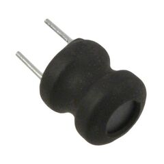 RLB0912-100KL, индуктивность проволочная, радиальная, на ферритовом сердечнике 10uh 10% 1khz 60q-factor ferrite 2.5a 43mohm dcr rdl bag