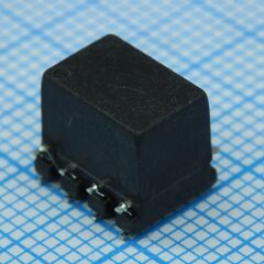 T05A-111-045, трансформатор импульсный 1:1:1, изоляция 1500в, dcr=1.25 ohm, smd монтаж