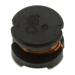 SDR0604-180YL, чип-индуктивность силовая проволочная 18мкгн ±15% 1кгц 30q-фактор феррит 1.25a 0.15ом автомобильного применения лента на катушке