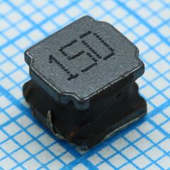 SRN6045TA-150M, индуктивность smd силовая полуэкранированная проволочная 15мкгн ±20% 1мгц 15q-фактор феррит 2.8a 0.071ом