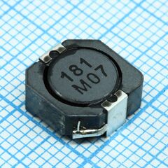 CDRH105RNP-181NC, силовая smd индуктивность 180мкгн ±30% 1a 0.419ом c магнитным экраном