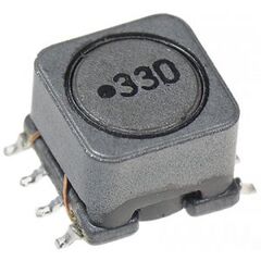 SRR0908-330ML, катушка индуктивности силовая проволочная экранированная 33мкгн ±20% 1кгц 40q-фактор феррит 1.7a 100мом по постоянному току лента на катушке