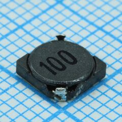 SDRH5D18-100N-1.2A, силовая smd индуктивность экранированная 10мкгн ±20% 1.2a 124мом