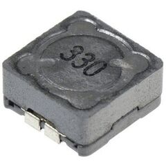 SRR1206-221KL, катушка индуктивности силовая проволочная экранированная 220мкгн ±10% 1кгц 11q-фактор феррит 700ма 460мом по постоянному току лента на катушке