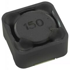 SRR1260-150M, smd индуктивность проволочная, на ферритовом сердечнике, экранированная 15мкгн ±20% 1кгц 25q-factor ferrite 5a 27мом