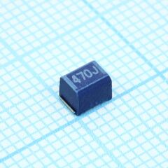 NL453232T-470J-PF, индуктивность smd высокочастотная неэкранированная проволочная 47мкгн ±5% 2.52мгц 50q-фактор феррит 140ма 5ом по постоянному току 1812 лента на катушке