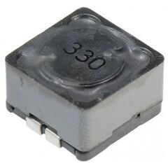 SRR1208-330YL, smd индуктивность проволочная, на ферритовом сердечнике, экранированная 33uh 15% 1khz 23q-factor ferrite 2.8a 62mohm