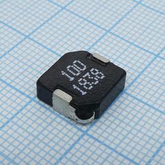 SRP1040-100M, smd индуктивность проволочная, на ферритовом сердечнике, экранированная 10uh 20% 100khz iron 5a 35mohm